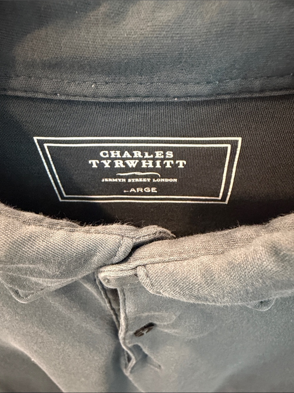 Charles Tyrwhitt Men's Short Sleeve Polo - Slate Gray - Picture 2 of 3
